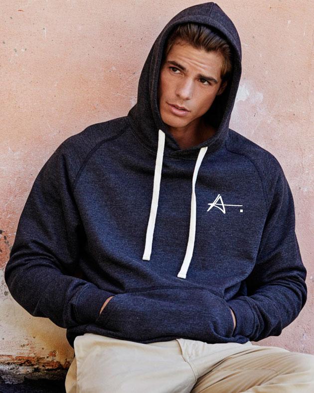 Sweatshirt lightweight Hooded Vintage, Coton égyptien à longues fibres, personnalié par L'ATELIER OCF