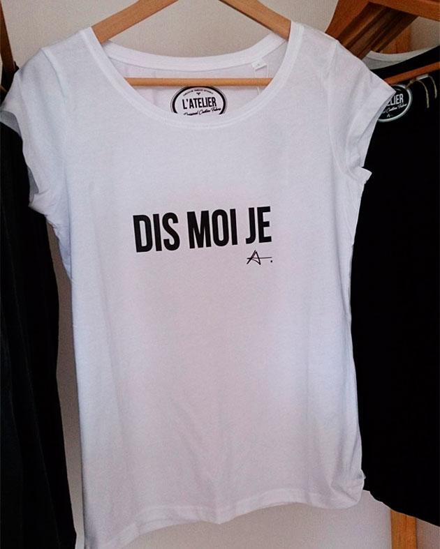 T-shirt Bio DIS MOI JE de L'ATELIER-OCF